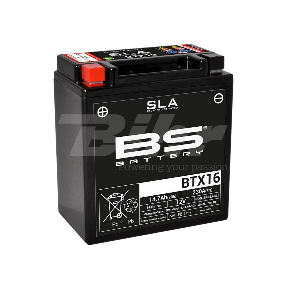 Batería BS Battery SLA BTX16 FA