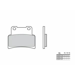 Pastillas de freno sinterizadas Brembo 07GR77SA - Factory Bike