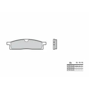 Pastillas de freno sinterizadas Brembo 07YA16SD - Factory Bike