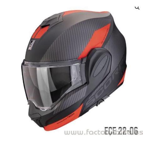 SCORPION EXO-TECH EVO TEAM   MATT BLACK - SILVER - RED  (118-457-262)- Factory Bike